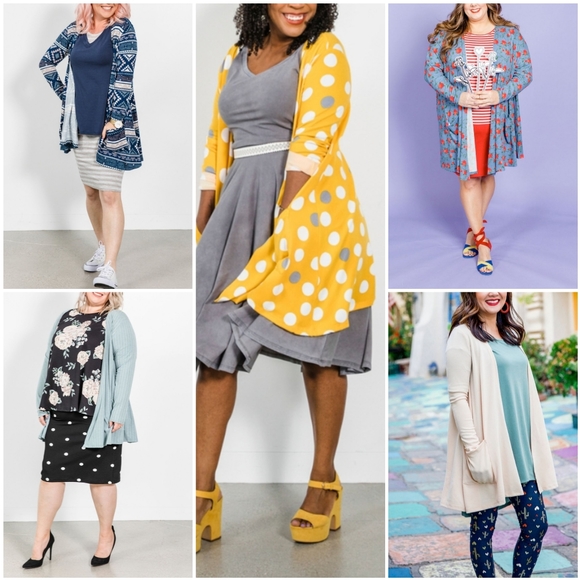 Caroline with 2 pockets Cardigan open front - Picture 2 of 5